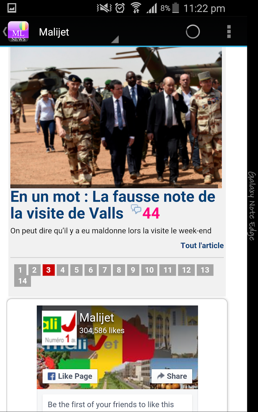 Mali News Screen 2
