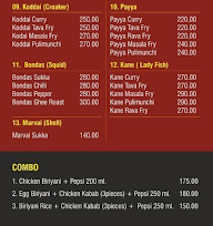 Shettys Red menu 5