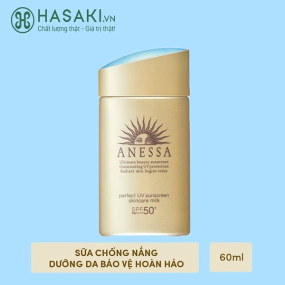 Sữa Chống Nắng Anessa Perfect Uv Sunscreen Skin Care Spf50+/Pa++++ 60Ml