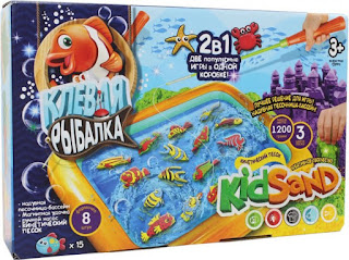 Набор для творчества KidSand 2 в 1 Клевая рыбалка и Кинетический песок Danko Toys за 1 287 руб.