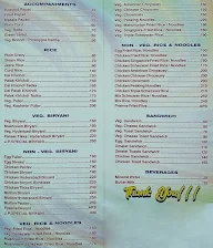 Hegde's Jaya Prabha menu 3