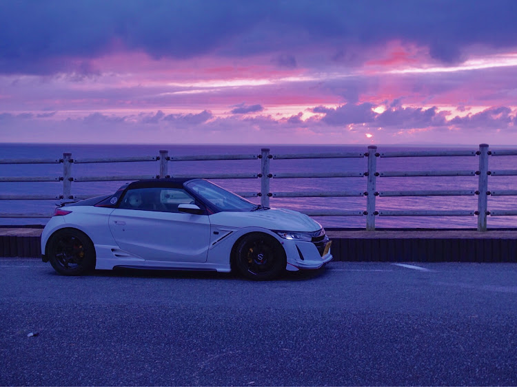 S660のs660 と景色・曇りのち晴れ・梅雨・天使の梯子・海に関するカスタム事例の投稿画像1枚目