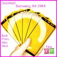 Kính Cường Lực Samsung A8 2018 Full Màn Hình, Ảnh Thực Shop Tự Chụp, Tặng Kèm Bộ Giấy Lau Kính Taiyoshop5