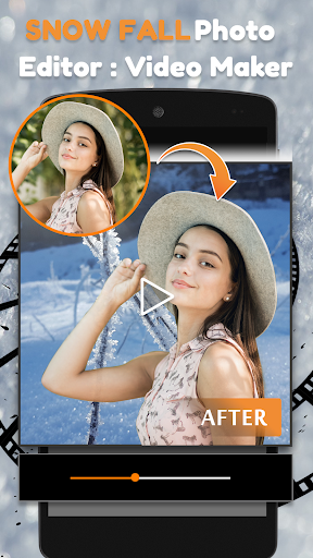 Snow Fall Photo Editor  Video Maker