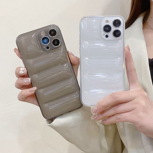 Title 3, Simple Transparent Down Jacket Air Cushion Phon...