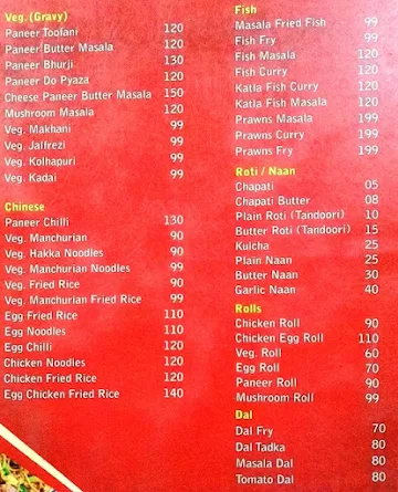 Zayka menu 