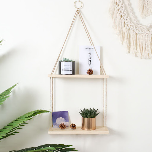 Title 4, Nordic Hemp Rope Rack Partition Wall Decoration...