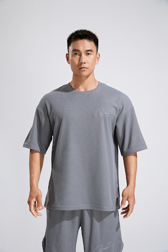 Title 7, Mens American Fashion Sports Waffle Short Slee...