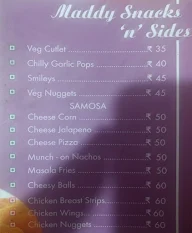 Maddy's Katti Cafe, 2nd Block menu 2