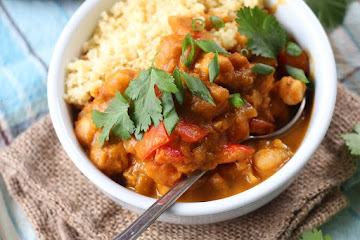 Moroccan Spiced Pumpkin & Chickpea Stew