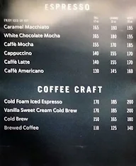 Starbucks menu 1