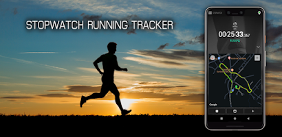 Stopwatch Run Tracker - Runnin Screenshot