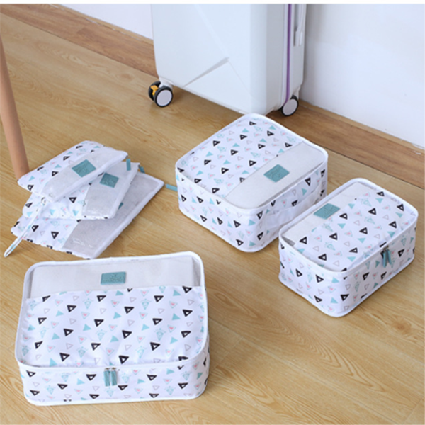 Travel storage bag set of six