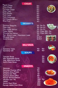 Punjabi Sweets menu 2