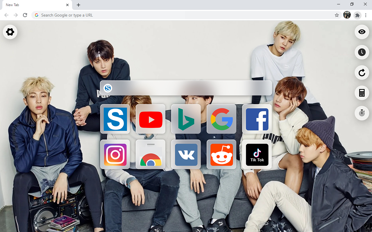 Bangtan Boys Members HD Wallpaper New Tab Preview image 3