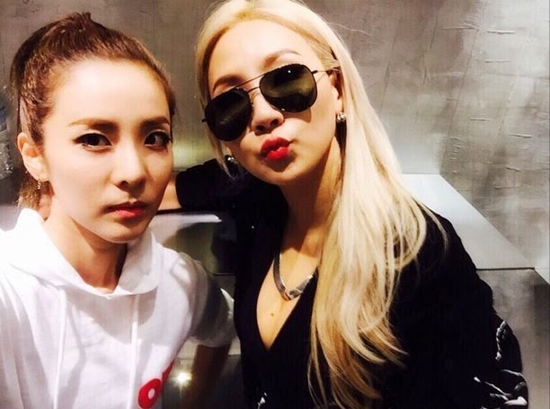 2NE1's CL and Dara reunite in latest group selca