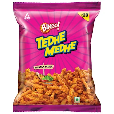 Bingo! Bingo Tedhe Medhe Masala 90 Gm