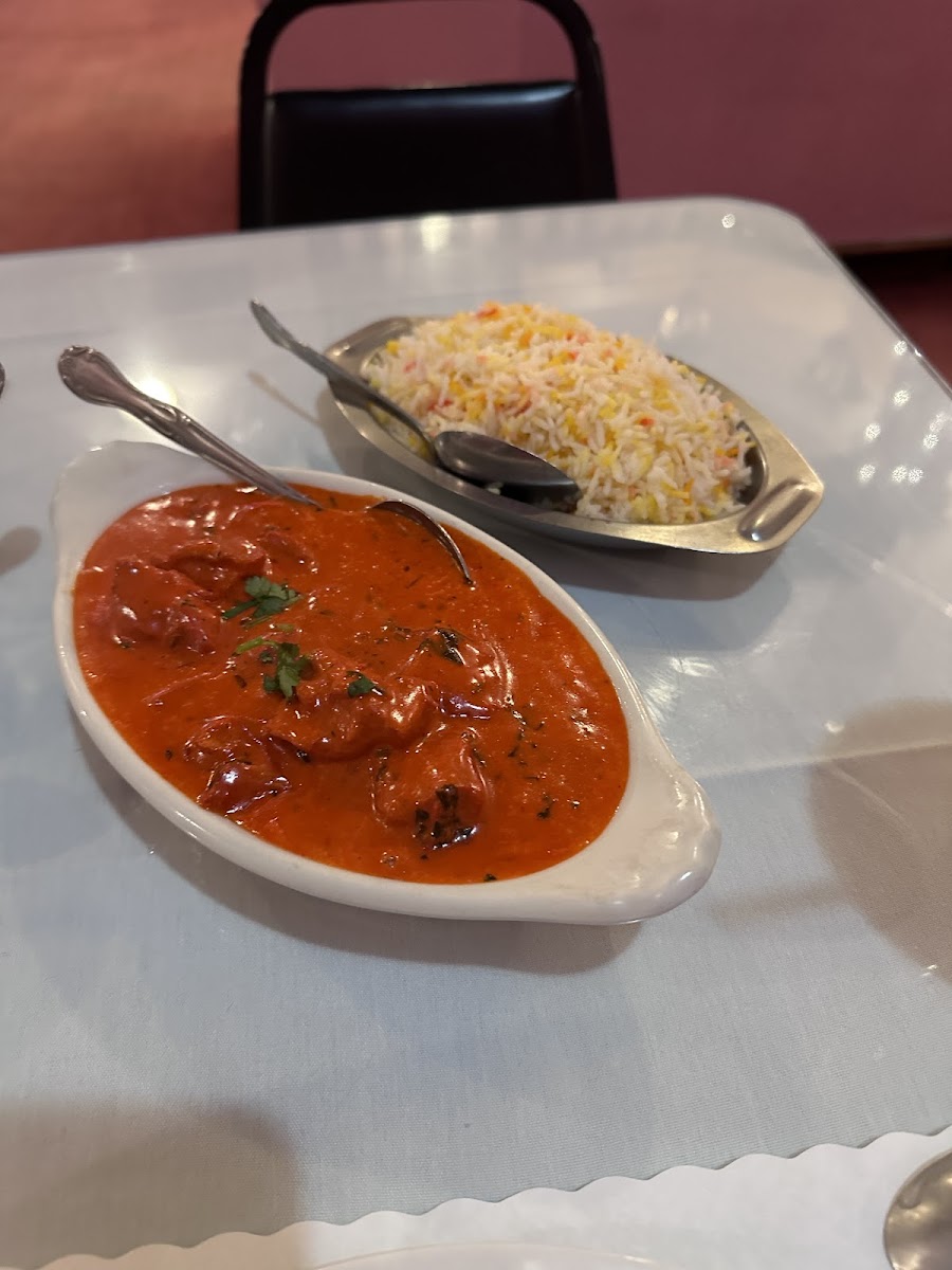 Butter Chicken with Saffron Rice