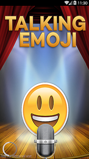 Funny talking emoji