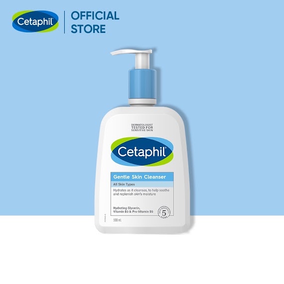 Sữa Rửa Mặt Dịu Lành Cho Da Nhạy Cảm Cetaphil Gentle Skin Cleanser 500Ml