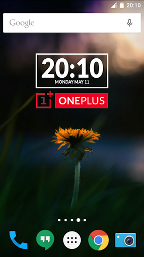 OnePlus Tribute Clock Zooper