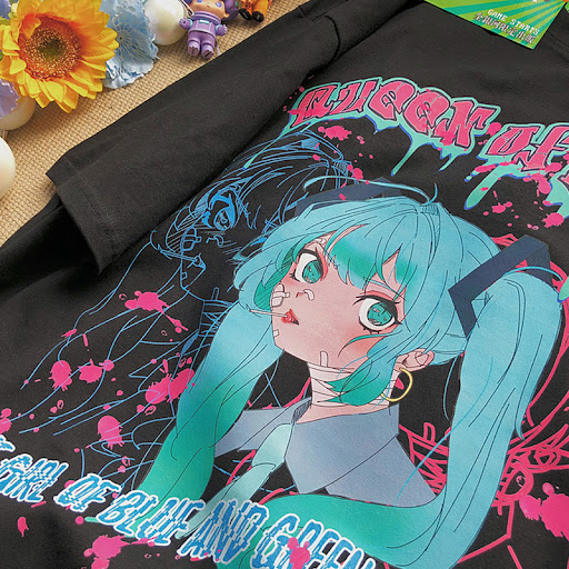 Title 3, Pure Cotton Anime Girls Short Sleeved T-shirt....