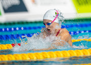 Tatjana Schoenmaker in action at the Commonwealth Games in Birmingham last year. 