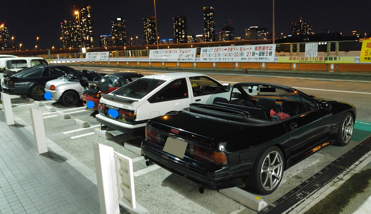 スプリンタートレノの大黒ミーティング・マフラー交換・アネックスマフラー・FC3Sだけに3台もに関するカスタム事例の投稿画像3枚目