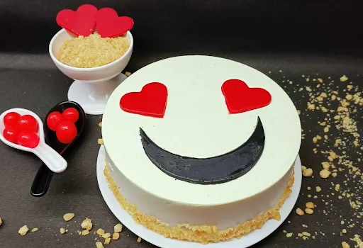 Emoji Butterscotch Cake [500 Grams]