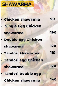 Classy Shawarma menu 1