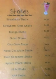 Sheeks and Shakes menu 1