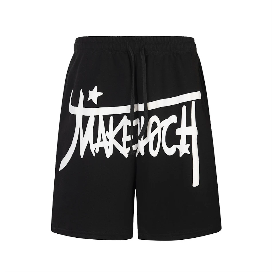 Bedruckte lockere Shorts für Damen und Herren, ideal für Sommer. Bequeme, atmungsaktive Freizeitshorts für Strand und Alltag.