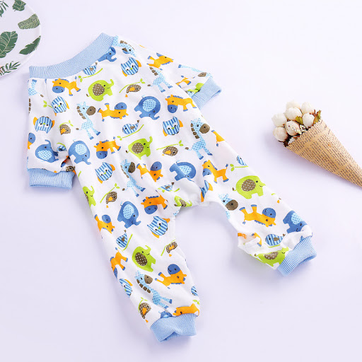 Title 10, Pet Four Legged Printed Pajamas Comfortable Hom...
