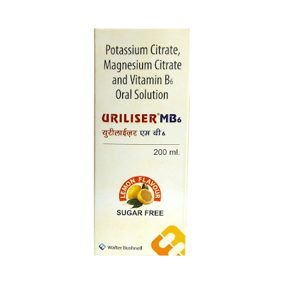 Uriliser MB6 Sugar Free Lemon Flavour Solution 200 Ml