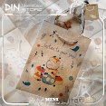 Túi Giấy Mini Kraft Vintage 9X13X3Cm Quai Dây Gai - Giỏ Quà Tặng Xinh Xắn - Din Store