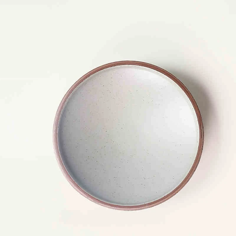 Retro handgemaakte knolraap bord Huishoudelijk keramisch servies Serveer uw maaltijden met charme Ideaal voor dagelijks gebruik en speciale gelegenheden