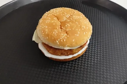 Chicken Patty Burger With Cheese