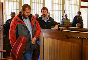 The two farmers Pieter Doorewaard and Phillip Schutte who accused of murdering Mahlomula Mosweu appeared in the Coligny Magistrate court. 