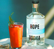 A Bloody Mary made with Hope Small Batch Vodka.