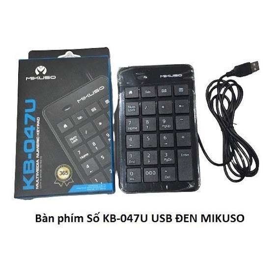 Bàn Phím Số Có Dây ( Newmen Tk - 031 / Genius / Mikuso Kb - 047U / R8 )