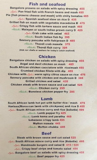 Lydies menu 2