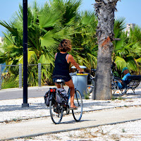 In bici verso il molo di Vale81