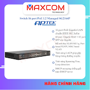 Switch Aptek Sg2164P 16 Port Poe L2 Managed - Hàng Chính Hãng