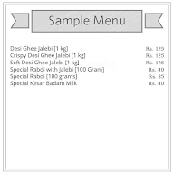 Gulati Jalebi Junction menu 2