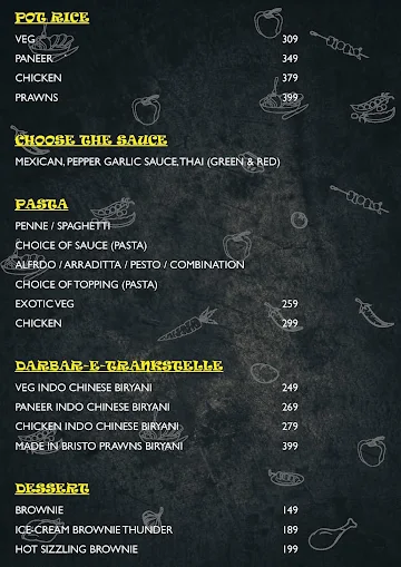 Tankstelle Bistro menu 