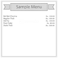 Sharma's Kitchen menu 1