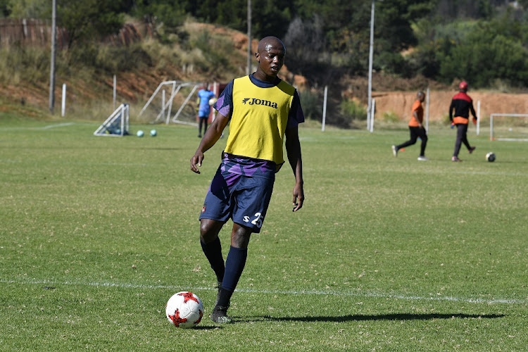 Zakhele Lepasa during a practice session. Picture: GALLO IMAGES/LEFTY SHIVAMBU