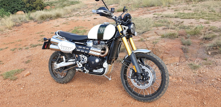 Retro-styled Scrambler 1200 XE is a very capable off-roader. Picture: DENIS DROPPA