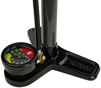 Silca Pista Plus Floor Pump - Steel Body, Ash Wood Handle, 220psi, Classic Press-On Chuck, Black alternate image 1