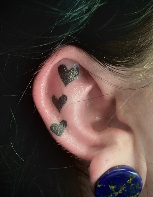 The ear tattoo